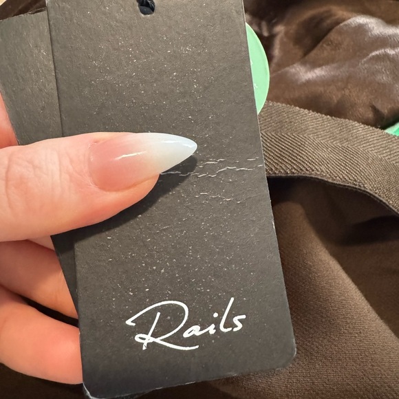 RAILS Anya Satin Midi Skirt in Moss Size XL NWT - Picture 6 of 7